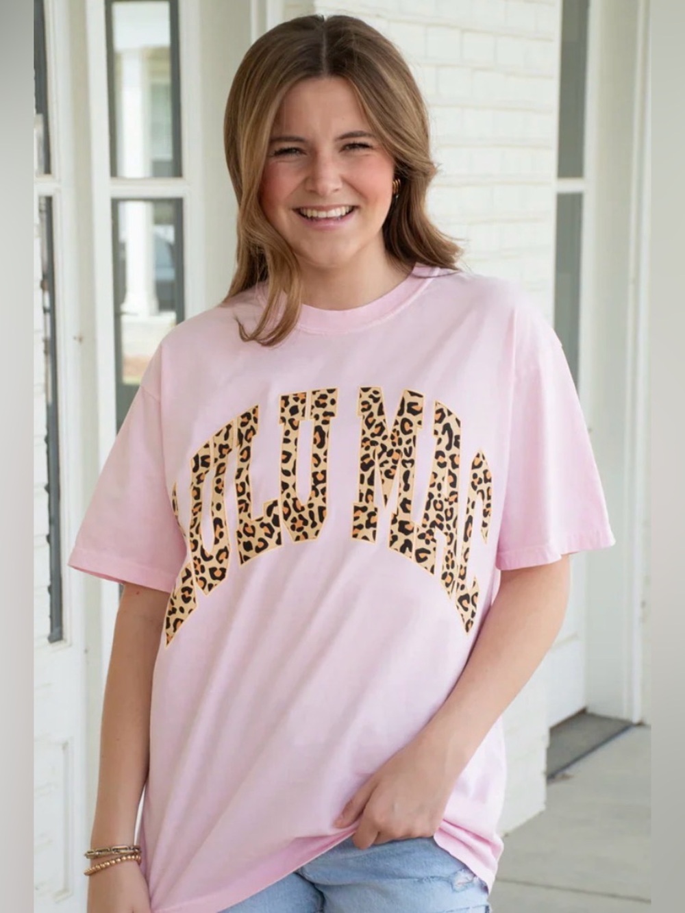 Lulu Mac Leopard Blossom Comfort Colors Tee